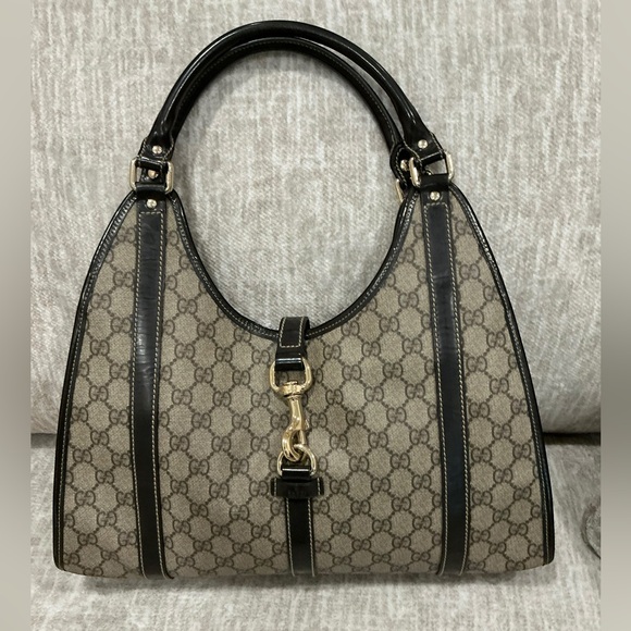 ✨💎EXCELLENT💎✨Vintage GUCCI Jackie 1961 Medium Size w/ Dustbag & GWP